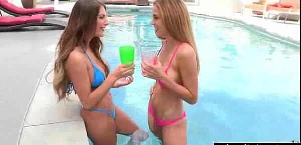  Lots Of Kiss And Licks From Cute Lovely Lesbians clip-08
